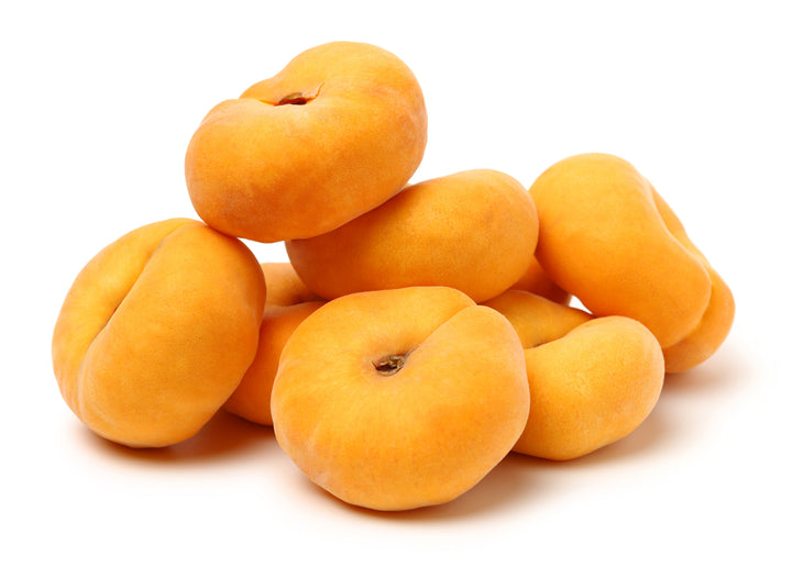 Yellow Donut Peach Tree - 24" Box